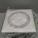 Bathroom Vent Fan with Light, Bathroom Exhaust Fan with LED Light Adjustable, Quiet 1.0 Sones Three Color Temperatures 2700k/4000k/5700k, 110 CFM,Ceiling Mount Ventilation for Home/Bath/Office (Pearl White)