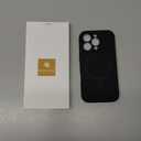 Miracase Magnetic for iPhone 16 Pro Case, [Soft Anti-Scratch Microfiber Lining], Compatible with MagSafe, Liquid Silicone Case Shockproof Drop Protection Phone Case for 16 Pro,Black