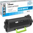 521H 52D1H00 Compatible Toner Cartridge High Capacity 25000 Pages Black for Lexmark Printers MS710 MS710n MS710dn MS711 MS711dn MS810 MS810de ms810dn MS811 MS810N MS811dn MS812 MS812de ms812dn