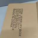 Cardboard Jewelry Brown Gift Boxes 20 Pack3.5×3.5×1 inches, its apply to displaying necklaces, rings, bracelets, earrings