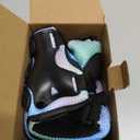 Kids Protective Gear Set - Knee Pads Elbow Pads with Wrist Guards for Ages 3-12 | 3-in-1 Safety Protective Gear for Skating, Cycling, Biking, Roller Skates, Scooters (Cyan Blue Purple, S(3-8Years))