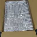 Moforoco White 6-Tier Over Door Pantry Organizer, Pantry Organization Storage, Door Metal Hanging Spice Rack Basket Shelves, Home Kitchen Apartment Essentials, Laundry Room Bathroom Organization