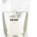 Public Goods Natural Dish Soap | Kitchen Soap | Plant-Based & Vegan Friendly | Clear Dish Detergent Liquid | Concentrated | Made in USA | Mandarin Basil | 34 Fl Oz Refill