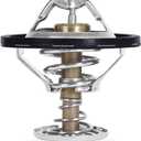 Mishimoto MMTS-F2D-96H High-Temp Thermostat Compatible With Ford 7.3 Powerstroke 1996-2003 Silver