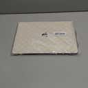 Compatible with MacBook Air 13 Inch 2022 2021-2018 M1 A2337 A2179 A1932, Checkered Textured Cream Leather Hard Shell Case