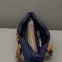 American Mahjong Game Set, 166 Premium White Tiles, 4 All-in-One Color Rack/Pushers, Complete Mahjong Set Blue Carrying Bag