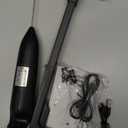 Dynooper Electric Milk Frother Handheld: Rechargeable 3 in 1 - LED Digital Display with 3 Speeds Portable Stainless Steel Drink Foam Mixer for Milk Coffee, Lattes, Cappuccino, Matcha - Matte Black