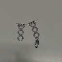 O-Shaped Band Compatible with Apple Watch Band 41mm 40mm 42mm(S10/11) 38mm iWatch Series 11 10 9 8 7 6 SE 5 4 3, Fancy Cute Slim Thin Metal Bracelet for Apple Watch Bands for Women-Silver