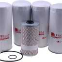AIVWUMOT Oil Change Kit FF5507 LF3654 FLF667(2) FF5369W Compatible with Volvo D13 Engine Filters