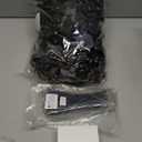 250Pcs 8.2Mhz RF Security Clothing Tags Black Retails EAS Clothes Tag with 250 Pins and 100 Lanyards