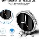 6 Pack Case With Tempered Glass for Samsung Galaxy Watch 8 Screen Protector 44mm Men Women,Hard PC Overall Protection Anti-Slip Scratch-Resistant Cover for Samsung Galaxy Watch 8 Case 44mm Accessories