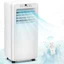 Auseo 5000BTU (8000 BTU ASHRAE) Portable Air Conditioner, Dehumidifier, Fan, 3 in 1 AC with 24-Hour Timer