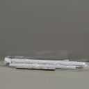 White Tension Curtain Rod for Windows 28 to 48 Inch,7/8"Small Shower Curtain Rod for Bathroom,Pressure Spring Tension Curtain Rod No Drilling for Closet Doorway Kitchen