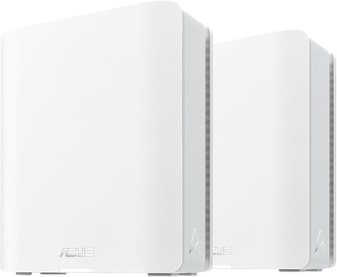 ASUS ZenWiFi BT8 Tri-Band WiFi 7 Mesh, 14 Gbps, 5900 sq.ft. (2pk), Dual 2.5G Ports, Security and Parental Controls Included, Smart Home Master SSIDs, 4G & 5G Mobile Tethering