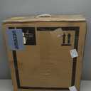 Medline 3-in-1 Steel Bedside Commode, Elongated Seat, Sturdy Folding Frame, 7.5 QT. Bucket, 350 lb. Weight Capacity, Clip-on Seat, Easy Cleaning, Tool-Free Assembly, Gray