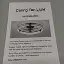 AIKVSXER Ceiling Fans with Lights and Remote, 20 Inch Low Profile Fandelier with APP Control, Ultra Quiet, 3CCT and 6 Wind Speeds for Bedroom, Living Room Modern Flush Mount Fan Light