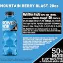 POWERADE Sports Drink Mountain Berry Blast, 20 Ounce, Can (Pack of 24) Best By May 4 2026
