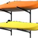 WALMANN Heavy Duty Wall Mounted Kayak Storage Rack for Garage, Adjustable Kayak Hangers for Wall, Holds Up to 220 lbs
