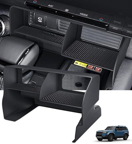 Katorn Center Console Organizer for Toyota Land Cruiser Prado 250 2026 2025 2024, Interior Accessories Storage Box Insert Tray for 2024-2026 Land Cruiser, Black