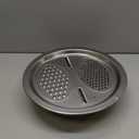 3 Pcs Multifunctional Stainless Steel Grater Bowl Set, 30 cm/11.8 in Large Mixing Basin, Colander for Kitchen Food Prep, Versatile Grater Lid, Induction Cooktop Compatible