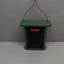 Kingsyard Metal Mesh Bird Feeder for Outdoors Hanging, Finch Feeder for Nyjer/Thistle, Sliding Mesh & Built-in Perch, Recycled Plastic, Green