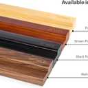 Vinyl Record Wall Mount - an Elegant Display Ledge Made from Solid Wood - This Vinyl Record Shelf Will Hold Records of Any Size (Brown)