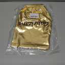 Women's Shiny Metallic Crop Tops Off Shoulder Tube Bra for Raves, Festivals, Costumes (S)