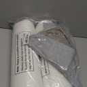 AAAAAcessories D-Shaped Chair Cushions, 2" Thick Dining Chair Pads with Ties and Removable, Machine-Washable Cover, 17" x 16", Set of 2, Gray