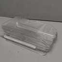 Egg Holder for Fridge, Automatic Rolling Egg Container for Refrigerator, Stackable Fridge Organizers and Storage with Lid, Clear Plastic Egg Dispenser & Tray (2 Tier)