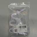 Ripeng 4 Pieces 40mm/1.57 Inch Swag Ceiling Hooks Wall Hook Heavy Duty Swag Hook Indoor Outdoor for Hanging Plants Chandelier (White)