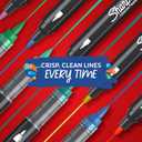 Sharpie Creative Markers, Water-Based Acrylic, Brush Tip, Assorted Colors, 12 Count  Arts & Crafts, Kids Activity, School Classroom; Works on Paper, Metal, Wood, Ceramic, Glass, Rock, Canvas