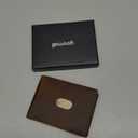 SERMAN BRANDS RFID Blocking Slim Bifold Genuine Leather Minimalist Front Pocket Wallets for Men with Money Clip Thin Mens