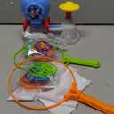 Outdoor Toys for Kids Ages 3-8: Flying Disc Launcher Toy Chasing Games - Summer Outside Yard Activities Chasing Toy for Toddlers Ages 3 4 5 6 7 8 Backyard Games Birthday Gift for Boys Girls, Blue