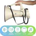 75w Rechargeable Megaphone Bullhorn Loud Speaker
Siren and Recording, BT/AUX/USB input