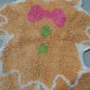 TRUEDAYS Cute Gingerbread Bath Mat for Bathroom Soft Water Absorbing Bath Rug with Non Slip Backing Fun Washable Bathroom Rug for Christmas Decor