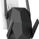 WiFi Extender, 2026 20X AX3000 WiFi Extender Signal Booster for Home Up to 18999 sq.ft and 150+ Devices, Wireless Repeater with Ethernet Port, 1-Tap Setup (Black)