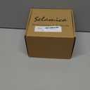 Selamica Ceramic Spoon Rest with Holder, 4.8 Inch Spoon Rest for Stove Top, Spoon Holder for Kitchen Counter, Coffee Spoon Holder, Utensil Rest for Cooking, Ladles, Tong, Set of 4, Assorted Colors