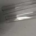 Frameless Ultra Clear Shower Door Bottom Seal 3/8"(10mm) Thick 36"(914mm) Long 2 Pack,Soft Bathroom Door Sweep Rubber Clip,Glass Shower Door Seal Strip Stop Shower Leaks,Fit for Doors Windows