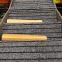 Dog Stairs & Ramp for High Bed & Couch,22.8" 6-Step Foldable Split Ottoman