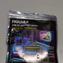 HOUHUI LED Strip Lights 6.56Ft, RGB LED Lights Strip for 40-60in TV Backlight, RGB Color Strips Light Waterproof IP65 with Remote, USB Bias LED Lights Kit for Bedroom PC Monitor Mirror Cabinet Desk