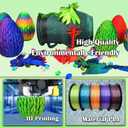 Dynamic 3d Printed Dragon Eggs with Dragon Inside3D Fidget Dragon with Wings Movable, Feathered Wyvern Dragon,Full Articulated Crystal Flying Fidget Dragon , 3D Printed Archaeopteryx Bird Animals Toy (Laser Yellow Green)