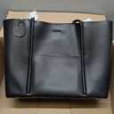 Genuine Leather Tote Bag for Women, Soft Purses Handbags Shoulder Fashion Top Handle Bag Large Capacity