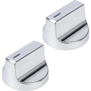 W11517331 for Whirlpool Electric Range Knobs (2pcs) Replace W10850027 W11117415 W11458840 Oven Knob, Compatible with Whirlpool WEC310S0LS1, WEE515S0LZ1, WEC310S0LS2, WEE515S0LS1 Electric Range Knob