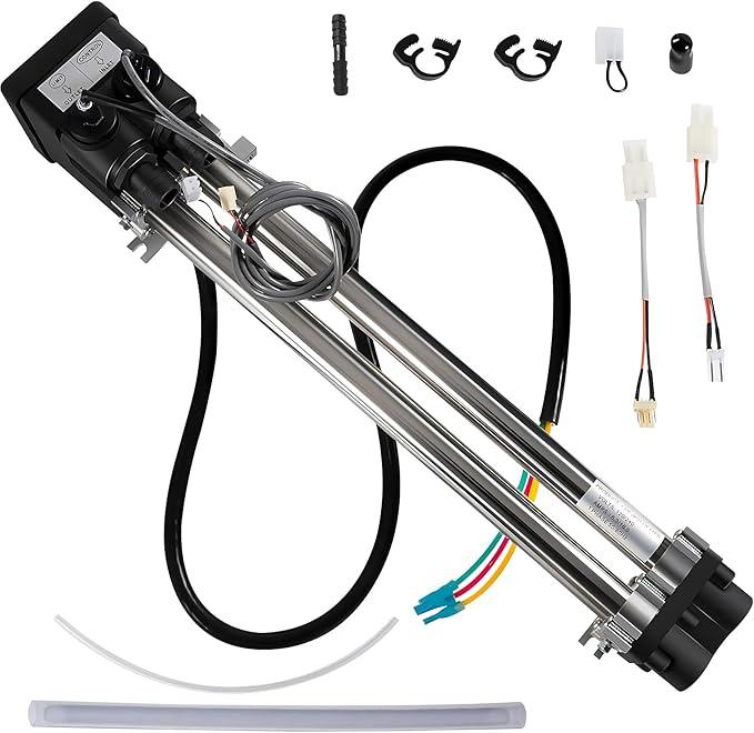 26-C3160-1S 73790 Low-Flow Double Barrel Heater Assembly, Dual Pass Low Flow Titanium Heater Compatible with Watkins,hot Springs,Tiger River,Limelight, High Temperature Automatic Reset