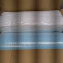 Dual Layer Memory Foam Mattress Topper, Queen Mattress Pad, 4 Inch