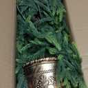 4FT Norfolk Pine Tree with Pot - Christmas Tree with Real Touch PE Branch Tips for Front Porch, Kitchens, Home Indoor Outdoor Xmas Decor (1pcs)