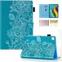 Dteck Case for Galaxy Tab S5e 10.5 2019 SM-T720/T725 - Slim PU Leather Multi-Angle Folio Stand Smart Cover with Card Holder for Samsung Galaxy Tab S5e 10.5 inch 2019 Release, Mandala