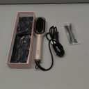 Ufree Upgraded Hair Straightener Brush, 5 Temps Straightening Brush with Ionic Tech, Cool Air System, Dense Bristles, Dual Voltage, Ceramic Hot Comb, Women Gifts