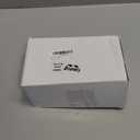 Funtery 6 Pcs Gingerbread House Ornaments for Christmas Tree Gingerbread Christmas Decor with Rope Xmas Hanging Ornaments for Tree Holiday Party New Year Home Decorations (White Frosting Style)