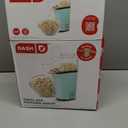 DASH Hot Air Popcorn Popper Maker with Measuring Cup to Portion Popping Corn Kernels + Melt Butter, 16 Cups - Aqua